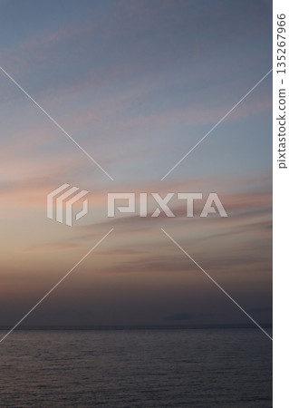 Sunset over the sea 135267966
