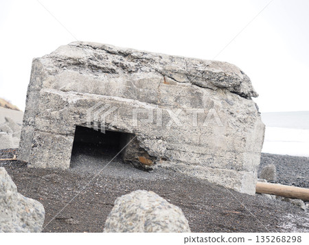Scenery of the pillboxes at Asahihama Scenery of the pillboxes at Asahihama 135268298