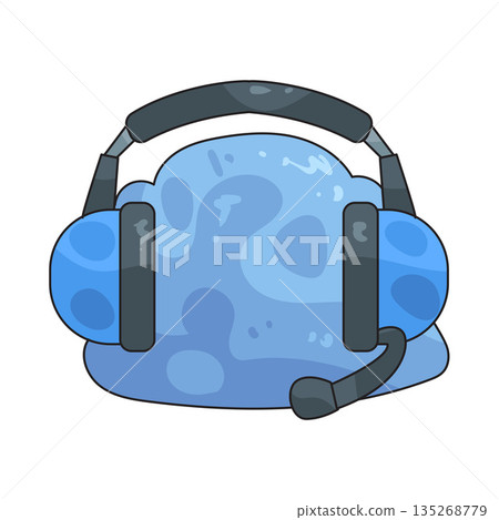 illustration of cloud support illustration of cloud support 135268779