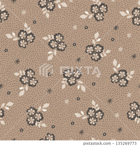 Vintage Cottage Floral Scatter with Cream Vintage Cottage Floral Scatter with Cream 135269773