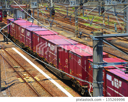 JR Freight container freight cars (scenery near Saitama-Shintoshin Station) JR Freight container freight cars (scenery near Saitama-Shintoshin Station) 135269996