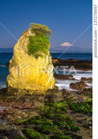 《Kanagawa Prefecture》 Mt. Fuji and Tateishi Park in Akiya 135270097
