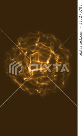 Abstract glowing golden sphere made of plasma energy waves, symbolizing light, power, and digital creation Abstract glowing golden sphere made of plasma energy waves, symbolizing light, power, and digital creation 135270793
