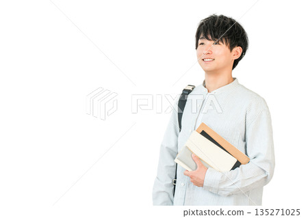 Textbooks, students with books, university students (advancement, exams, campus life) 135271025