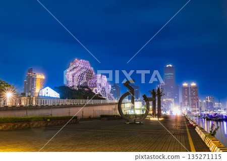 台灣高雄灣夜景 135271115