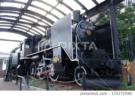 JNR C56 steam locomotive preserved at Kiyosato Station JNR C56 steam locomotive preserved at Kiyosato Station 135272090