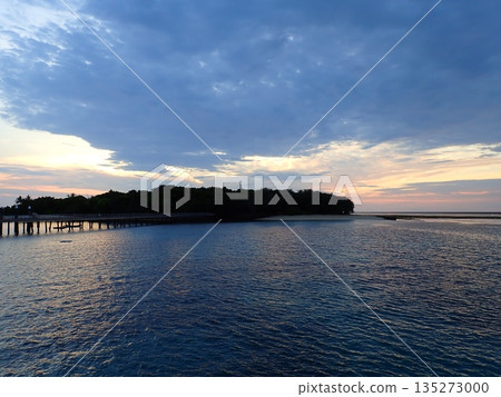 Green Island Cloudy Sunrise Green Island Cloudy Sunrise 135273000