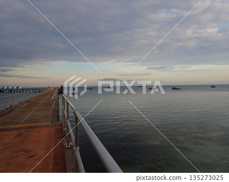 Green Island Cloudy Sunrise Green Island Cloudy Sunrise 135273025