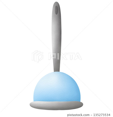 toilet plunger hand drawn transparency illustration toilet plunger hand drawn transparency illustration 135273534