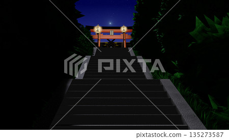 《夜之神殿》可用作動畫背景。 《夜之神殿》可用作動畫背景。 135273587