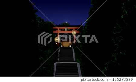《夜之神殿》可用作動畫背景。 《夜之神殿》可用作動畫背景。 135273589