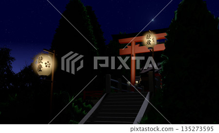 《夜之神殿》可用作動畫背景。 《夜之神殿》可用作動畫背景。 135273595