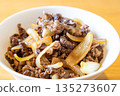 Delicious beef bowl 135273607