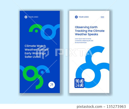 Vertical Banner Meteorological Day Flat Cartoon Hand Drawn Weather Background Illustration Vertical Banner Meteorological Day Flat Cartoon Hand Drawn Weather Background Illustration 135273963