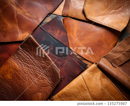 高品質的皮革工藝和豐富的皮革紋理，體現了工匠們的匠心獨運。 135275987