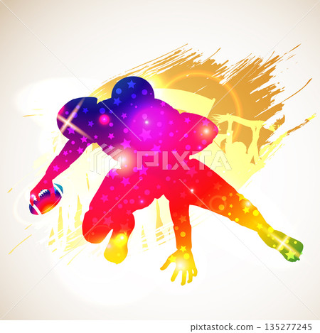 American Football Player 135277245