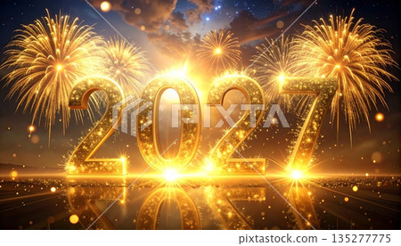 Hot burning text design featuring a new year 2027 symbol with orange flames and heat light on a black background illustration for a happy holiday celebration sale Hot burning text design featuring a new year 2027 symbol with orange flames and heat light on a black background illustration for a happy holiday celebration sale 135277775