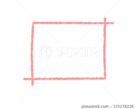 Crayon contour rectangle label frame box with soft pastel color. Banner template as empty background for text or message. Pastel texture and modern outline create a clean space for notes or simple Crayon contour rectangle label frame box with soft pastel color. Banner template as empty background for text or message. Pastel texture and modern outline create a clean space for notes or simple 135278226