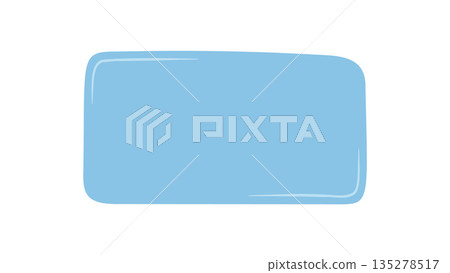 Hand drawn organic rectangle frame as blue patch and border with card template. Background provides an empty text box, versatile for mockup, label, or cover in minimal decor style. Hand drawn organic rectangle frame as blue patch and border with card template. Background provides an empty text box, versatile for mockup, label, or cover in minimal decor style. 135278517