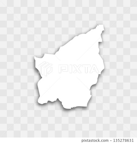 San Marino high detailed vector representation of country silhouette. White color on transparent background with dropped shadow. For educational, decorative, or informational use. San Marino high detailed vector representation of country silhouette. White color on transparent background with dropped shadow. For educational, decorative, or informational use. 135278631
