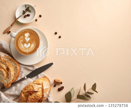 桌面俯視圖（平鋪圖） 135278738