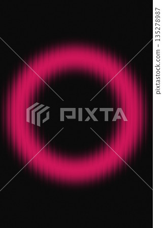 Futuristic Pink Energy Ring Isolated on Dark Futuristic Pink Energy Ring Isolated on Dark 135278987