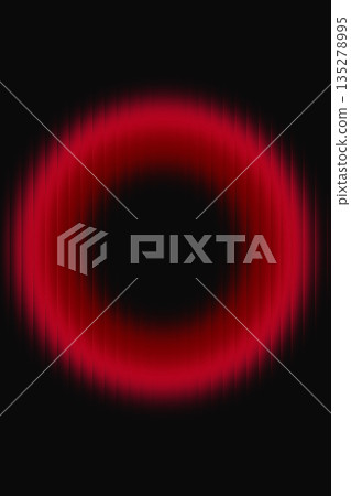Neon Red Halo Light Effect Technology Background 135278995