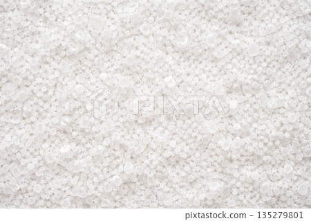 Coarse salt crystals spreading texture background Coarse salt crystals spreading texture background 135279801