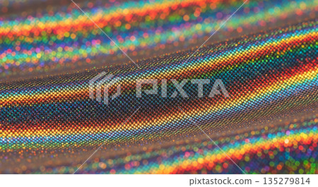 Abstract holographic background with a colorful rainbow spectrum 135279814