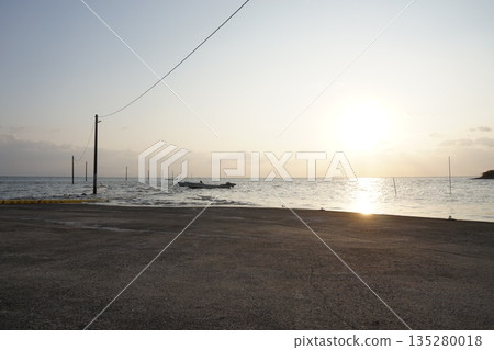 Ariake Sea Undersea Road at high tide Ariake Sea Undersea Road at high tide 135280018