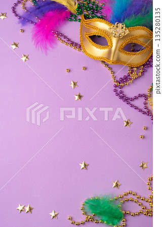 Mardi Gras and fat Tuesday background. 135280135