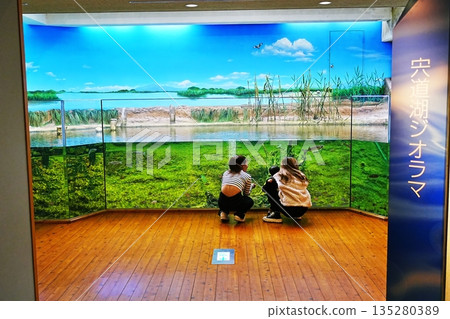 島根縣宍道湖自然博物館戈壁風景 135280389
