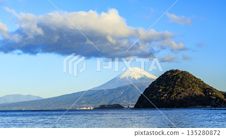 從西伊豆看到的富士 135280872