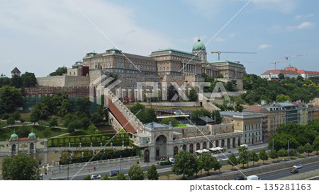 Buda Castle Hill in Budapest 135281163