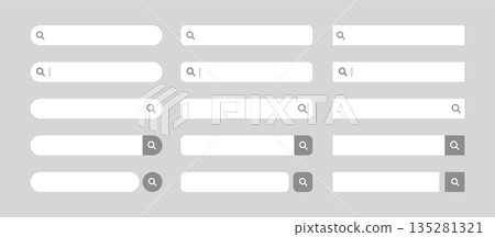 Search bar illustration set Search bar illustration set Search bar illustration set Search bar illustration set 135281321