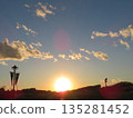 The setting sunset 135281452