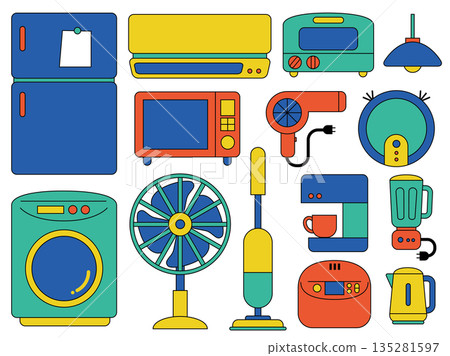 Pop home appliance set 135281597