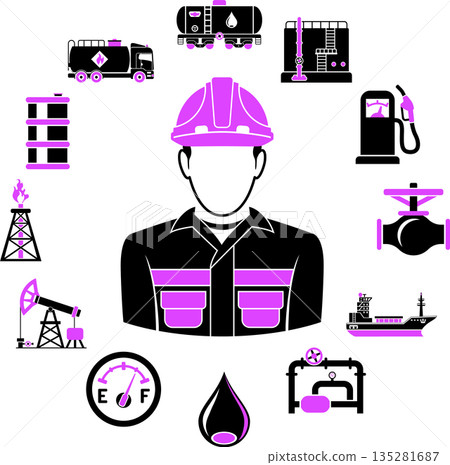 Oil industry Concept 135281687