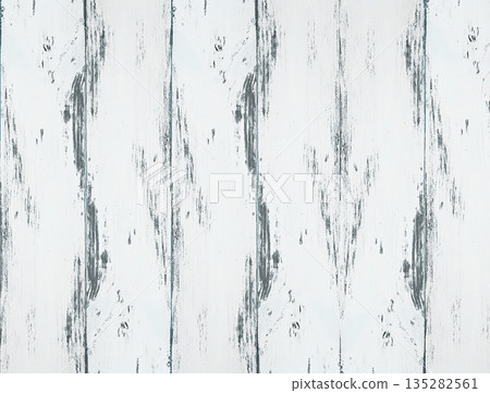 Texture of vertical wooden planks with distressed white paint Texture of vertical wooden planks with distressed white paint 135282561
