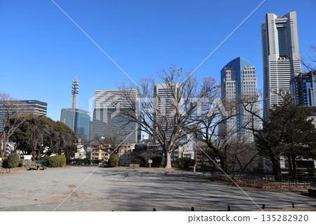 View of the Minato Mirai area from Kasabeyama Park (Momijigaoka, Nishi Ward, Yokohama City, Kanagawa Prefecture) View of the Minato Mirai area from Kasabeyama Park (Momijigaoka, Nishi Ward, Yokohama City, Kanagawa Prefecture) 135282920