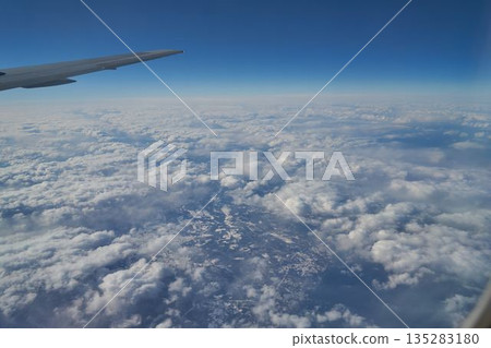 Aerial view of Hokkaido 135283180