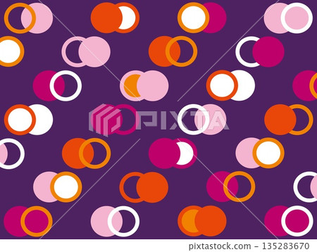 紫色點狀抽象圖案 135283670