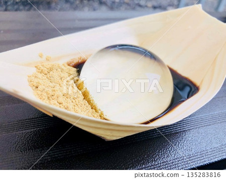 Transparent, round water dessert Transparent, round water dessert 135283816