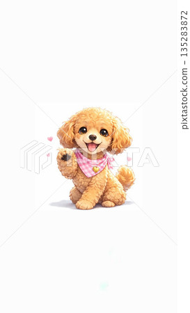 可愛的動漫風格玩具貴賓犬插畫 | 狗狗/寵物素材 可愛的動漫風格玩具貴賓犬插畫 | 狗狗/寵物素材 135283872
