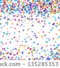 colorful confetti seamless pattern background illustration 135285353