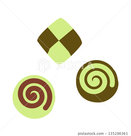 抹茶巧克力曲奇 135286361