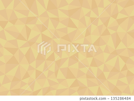 Palely glowing yellow polygon background illustration 135286484