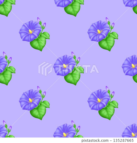 seamless pattern with colorful flowers seamless pattern with colorful flowers 135287665