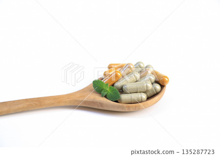herbal medicine from organic herb for healthy eating in living life herbal medicine from organic herb for healthy eating in living life 135287723