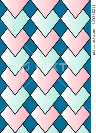 幾何圖案背景插圖 135288251